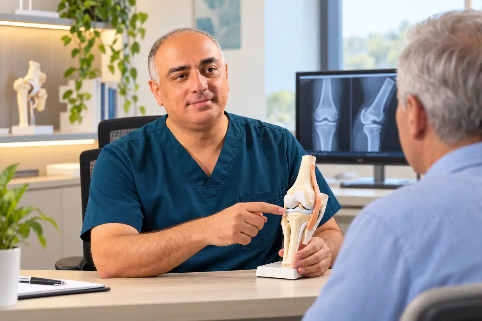 استبدال مفصل الركبة والورك في إيران | د. شايان توابي – خانه زانو (بيت الركبة) طهران - dr tavabi knee teal male د. شايان توابي جرّاح استبدال مفصل الركبة والورك في طهران