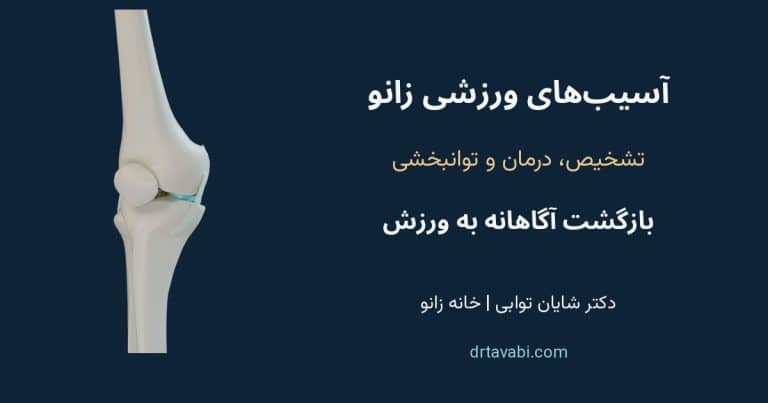 آناتومی زانو برای آموزش پارگی منیسک و رباط صلیبی؛ دکتر شایان توابی و خانه زانو